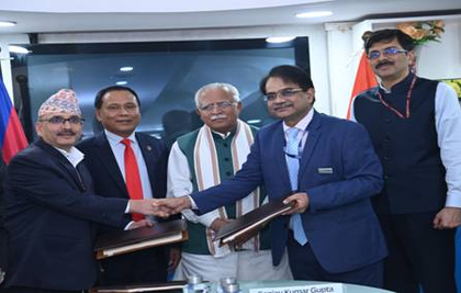 India, Nepal ink pacts for 2 JVs to set up cross-border power transmission lines | India, Nepal ink pacts for 2 JVs to set up cross-border power transmission lines India, Nepal ink pacts for 2 JVs to set up cross-border power transmission lines | India, Nepal ink pacts for 2 JVs to set up cross-border power transmission lines