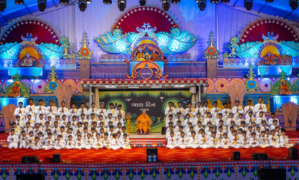 Under BAPS’ ‘Mission Rajipo’, over 40,000 children transform Sanskrit into sanskar | Under BAPS’ ‘Mission Rajipo’, over 40,000 children transform Sanskrit into sanskar Under BAPS’ ‘Mission Rajipo’, over 40,000 children transform Sanskrit into sanskar | Under BAPS’ ‘Mission Rajipo’, over 40,000 children transform Sanskrit into sanskar