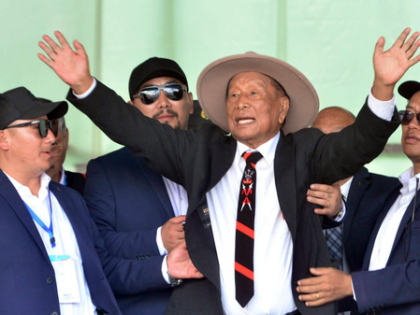 Thousands give rousing welcome to NSCN-IM chief Muivah in Manipur's Senapati district | Thousands give rousing welcome to NSCN-IM chief Muivah in Manipur's Senapati district Thousands give rousing welcome to NSCN-IM chief Muivah in Manipur's Senapati district | Thousands give rousing welcome to NSCN-IM chief Muivah in Manipur's Senapati district