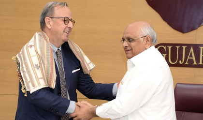 Italian Envoy meets Gujarat CM; energy & technology discussed | Italian Envoy meets Gujarat CM; energy & technology discussed Italian Envoy meets Gujarat CM; energy & technology discussed | Italian Envoy meets Gujarat CM; energy & technology discussed