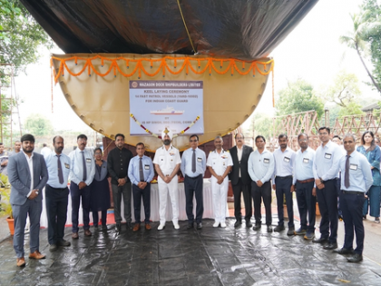 Milestone for ICG: Keel laying of 2 Fast Patrol Vessels held at Mazagon Dock | Milestone for ICG: Keel laying of 2 Fast Patrol Vessels held at Mazagon Dock Milestone for ICG: Keel laying of 2 Fast Patrol Vessels held at Mazagon Dock | Milestone for ICG: Keel laying of 2 Fast Patrol Vessels held at Mazagon Dock