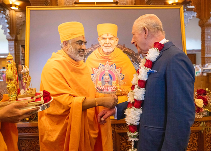 Royal tribute to faith and service: King Charles III and Queen Camilla visit BAPS Neasden Temple | Royal tribute to faith and service: King Charles III and Queen Camilla visit BAPS Neasden Temple Royal tribute to faith and service: King Charles III and Queen Camilla visit BAPS Neasden Temple | Royal tribute to faith and service: King Charles III and Queen Camilla visit BAPS Neasden Temple