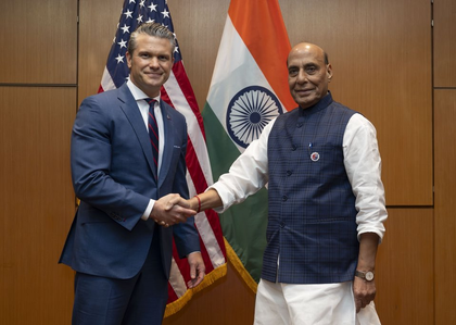 Rajnath Singh, US War Secretary Hegseth sign 10-year ‘Framework for the US-India Major Defence Partnership’ | Rajnath Singh, US War Secretary Hegseth sign 10-year ‘Framework for the US-India Major Defence Partnership’ Rajnath Singh, US War Secretary Hegseth sign 10-year ‘Framework for the US-India Major Defence Partnership’ | Rajnath Singh, US War Secretary Hegseth sign 10-year ‘Framework for the US-India Major Defence Partnership’