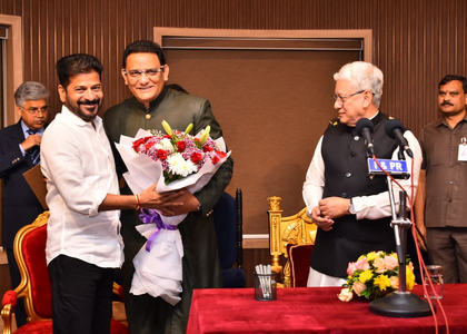 With swearing-in as Telangana minister, Azharuddin starts a new innings | With swearing-in as Telangana minister, Azharuddin starts a new innings With swearing-in as Telangana minister, Azharuddin starts a new innings | With swearing-in as Telangana minister, Azharuddin starts a new innings