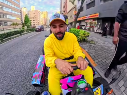 Jay Bhanushali soaks in adventure as he races through Japan on a monkey kart | Jay Bhanushali soaks in adventure as he races through Japan on a monkey kart Jay Bhanushali soaks in adventure as he races through Japan on a monkey kart | Jay Bhanushali soaks in adventure as he races through Japan on a monkey kart