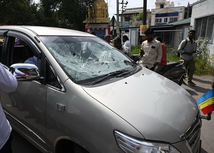 PMK faction clash: MLA Arul’s convoy attacked in Salem, five injured | PMK faction clash: MLA Arul’s convoy attacked in Salem, five injured PMK faction clash: MLA Arul’s convoy attacked in Salem, five injured | PMK faction clash: MLA Arul’s convoy attacked in Salem, five injured