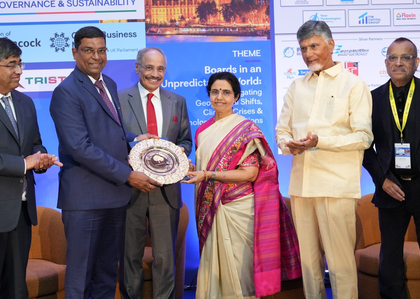 CM Naidu lauds his wife for winning two prestigious awards in London | CM Naidu lauds his wife for winning two prestigious awards in London CM Naidu lauds his wife for winning two prestigious awards in London | CM Naidu lauds his wife for winning two prestigious awards in London