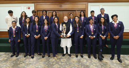 PM Modi meets Women’s ODI World Cup winning Indian team | PM Modi meets Women’s ODI World Cup winning Indian team