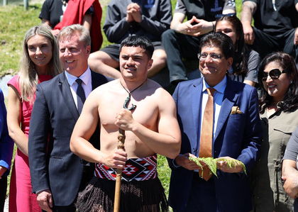 Piyush Goyal receives traditional Maori welcome in New Zealand | Piyush Goyal receives traditional Maori welcome in New Zealand Piyush Goyal receives traditional Maori welcome in New Zealand | Piyush Goyal receives traditional Maori welcome in New Zealand