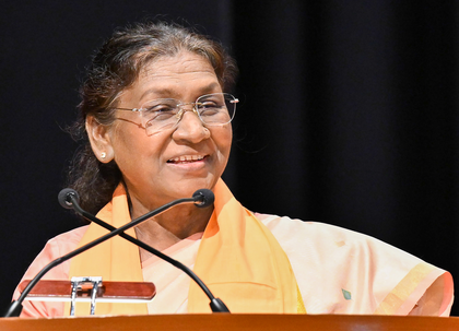 Vande Mataram - a timeless symbol of unity, says Prez Murmu | Vande Mataram - a timeless symbol of unity, says Prez Murmu Vande Mataram - a timeless symbol of unity, says Prez Murmu | Vande Mataram - a timeless symbol of unity, says Prez Murmu