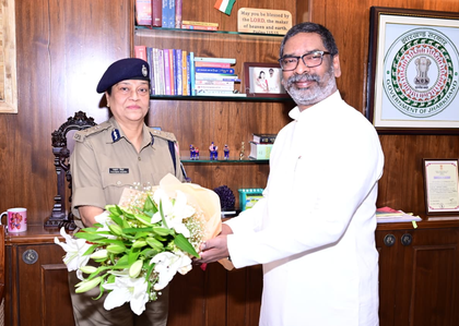 ‘Will take every step for better policing’: Jharkhand’s first woman police chief takes charge | ‘Will take every step for better policing’: Jharkhand’s first woman police chief takes charge ‘Will take every step for better policing’: Jharkhand’s first woman police chief takes charge | ‘Will take every step for better policing’: Jharkhand’s first woman police chief takes charge