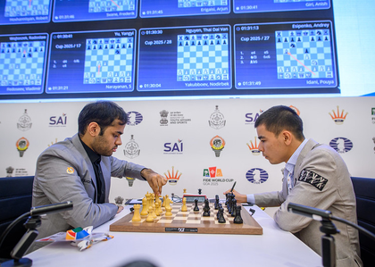 FIDE World Cup: Arjun Erigaisi, Harikrishna register emphatic wins; Gukesh, Pragg draw with black in first game of Round 3 | FIDE World Cup: Arjun Erigaisi, Harikrishna register emphatic wins; Gukesh, Pragg draw with black in first game of Round 3 FIDE World Cup: Arjun Erigaisi, Harikrishna register emphatic wins; Gukesh, Pragg draw with black in first game of Round 3 | FIDE World Cup: Arjun Erigaisi, Harikrishna register emphatic wins; Gukesh, Pragg draw with black in first game of Round 3