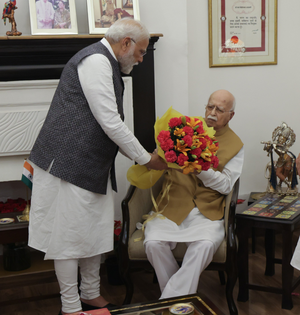 Statesman blessed with towering vision, intellect: PM Modi, BJP leaders wish party stalwart LK Advani on his birthday | Statesman blessed with towering vision, intellect: PM Modi, BJP leaders wish party stalwart LK Advani on his birthday Statesman blessed with towering vision, intellect: PM Modi, BJP leaders wish party stalwart LK Advani on his birthday | Statesman blessed with towering vision, intellect: PM Modi, BJP leaders wish party stalwart LK Advani on his birthday