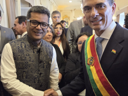 MoS Margherita attends inauguration ceremony of Bolivia's President, conveys greetings of PM Modi, Prez Murmu | MoS Margherita attends inauguration ceremony of Bolivia's President, conveys greetings of PM Modi, Prez Murmu MoS Margherita attends inauguration ceremony of Bolivia's President, conveys greetings of PM Modi, Prez Murmu | MoS Margherita attends inauguration ceremony of Bolivia's President, conveys greetings of PM Modi, Prez Murmu