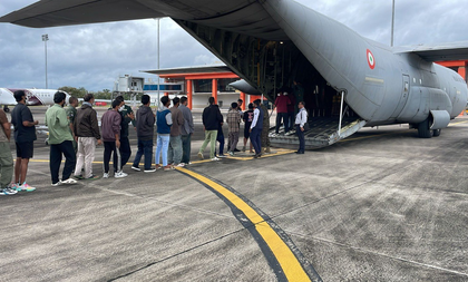 197 Indian nationals repatriated to India from Thailand via IAF flights | 197 Indian nationals repatriated to India from Thailand via IAF flights 197 Indian nationals repatriated to India from Thailand via IAF flights | 197 Indian nationals repatriated to India from Thailand via IAF flights