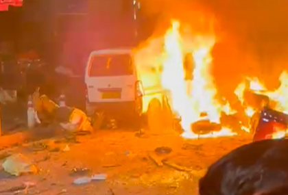 Delhi: Car explosion near Red Fort, vehicles on fire, creates panic-like situation | Delhi: Car explosion near Red Fort, vehicles on fire, creates panic-like situation