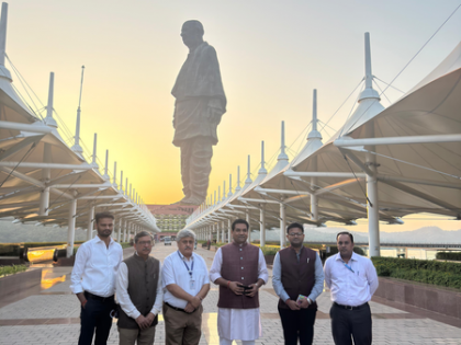 Delhi Minister Kapil Mishra attends Bharat Parv 2025 near Statue of Unity in Gujarat | Delhi Minister Kapil Mishra attends Bharat Parv 2025 near Statue of Unity in Gujarat