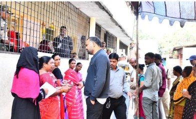 Jubilee Hills bypoll: 9.2 pc polling in first two hours, voting underway | Jubilee Hills bypoll: 9.2 pc polling in first two hours, voting underway