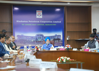 Inspired by HPCL green research and development centre: Hardeep Puri | Inspired by HPCL green research and development centre: Hardeep Puri