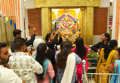 High alert in Khatu Shyam temple in Rajasthan's Sikar after Delhi blast | High alert in Khatu Shyam temple in Rajasthan's Sikar after Delhi blast