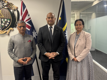 Indian envoy calls on Nauru President, reaffirms commitment to deepen ties | Indian envoy calls on Nauru President, reaffirms commitment to deepen ties