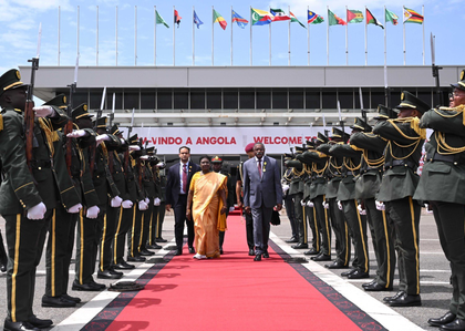 President Murmu departs for Botswana after concluding successful Angola visit | President Murmu departs for Botswana after concluding successful Angola visit