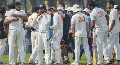 Ranji Trophy: J&K script historic win over Delhi; Bengal, MP, and Vidarbha clinch commanding victories (Round-up) | Ranji Trophy: J&K script historic win over Delhi; Bengal, MP, and Vidarbha clinch commanding victories (Round-up) Ranji Trophy: J&K script historic win over Delhi; Bengal, MP, and Vidarbha clinch commanding victories (Round-up) | Ranji Trophy: J&K script historic win over Delhi; Bengal, MP, and Vidarbha clinch commanding victories (Round-up)