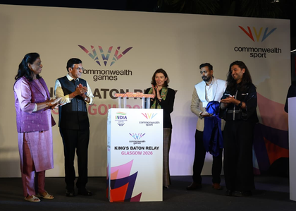Sports Minister Dr. Mandaviya kicks off King’s Baton Relay for Glasgow 2026 Commonwealth Games | Sports Minister Dr. Mandaviya kicks off King’s Baton Relay for Glasgow 2026 Commonwealth Games