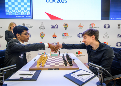 FIDE World Cup 2025: Praggnanandhaa survives a scare; Arjun, Karthik, Harikrishna held in first game of Rd 4 | FIDE World Cup 2025: Praggnanandhaa survives a scare; Arjun, Karthik, Harikrishna held in first game of Rd 4