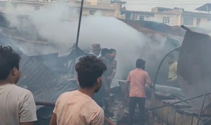 Hundreds of shops gutted in massive fire in UP's Kanpur; shopkeepers report huge losses | Hundreds of shops gutted in massive fire in UP's Kanpur; shopkeepers report huge losses