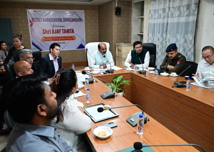 Union Minister reviews progress of works under various schemes, projects in Manipur | Union Minister reviews progress of works under various schemes, projects in Manipur