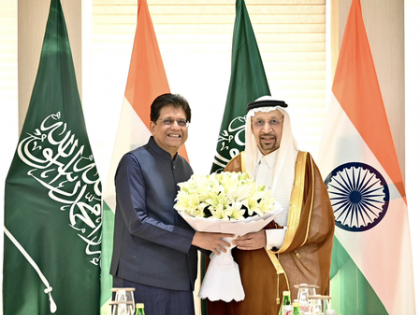 Piyush Goyal, Saudi Investment Minister discuss ways to deepen economic, trade ties | Piyush Goyal, Saudi Investment Minister discuss ways to deepen economic, trade ties Piyush Goyal, Saudi Investment Minister discuss ways to deepen economic, trade ties | Piyush Goyal, Saudi Investment Minister discuss ways to deepen economic, trade ties