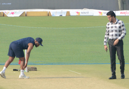 There were no demons in this wicket: Gambhir defends curator amid Eden Gardens pitch criticism | There were no demons in this wicket: Gambhir defends curator amid Eden Gardens pitch criticism There were no demons in this wicket: Gambhir defends curator amid Eden Gardens pitch criticism | There were no demons in this wicket: Gambhir defends curator amid Eden Gardens pitch criticism