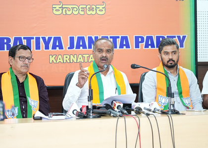 Decision to proceed with Bengaluru tunnel road project act of foolishness: BJP | Decision to proceed with Bengaluru tunnel road project act of foolishness: BJP