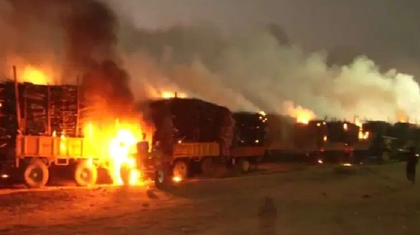 Sugarcane-laden tractors torched in Bagalkot: Karnataka CM orders probe | Sugarcane-laden tractors torched in Bagalkot: Karnataka CM orders probe