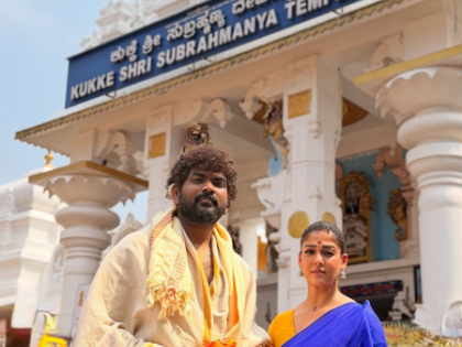 Vignesh Shivan, Nayanthara offer prayers at Kukke Subrahmanya Swamy temple in Karnataka | Vignesh Shivan, Nayanthara offer prayers at Kukke Subrahmanya Swamy temple in Karnataka
