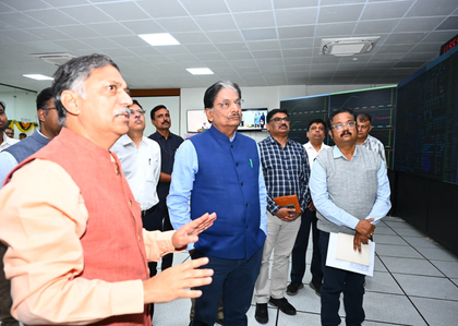 Gujarat Energy Minister reviews key power infrastructure, pushes for greater automation in services | Gujarat Energy Minister reviews key power infrastructure, pushes for greater automation in services Gujarat Energy Minister reviews key power infrastructure, pushes for greater automation in services | Gujarat Energy Minister reviews key power infrastructure, pushes for greater automation in services