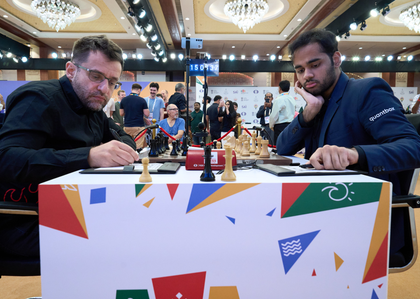 FIDE World Cup 2025: Arjun Erigaisi, Harikrishna draw opening game of Round 5 | FIDE World Cup 2025: Arjun Erigaisi, Harikrishna draw opening game of Round 5 FIDE World Cup 2025: Arjun Erigaisi, Harikrishna draw opening game of Round 5 | FIDE World Cup 2025: Arjun Erigaisi, Harikrishna draw opening game of Round 5