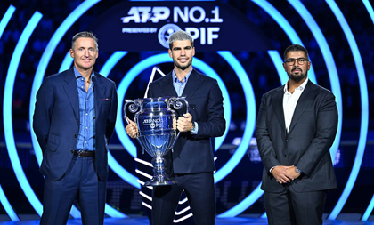 'Really proud', says Carlos Alcaraz as he accepts ATP Year-End No. 1 trophy | 'Really proud', says Carlos Alcaraz as he accepts ATP Year-End No. 1 trophy 'Really proud', says Carlos Alcaraz as he accepts ATP Year-End No. 1 trophy | 'Really proud', says Carlos Alcaraz as he accepts ATP Year-End No. 1 trophy