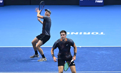 ATP Finals: Heliovaara/Patten spoil home party, sink Bolelli/Vavassori for spot in doubles final | ATP Finals: Heliovaara/Patten spoil home party, sink Bolelli/Vavassori for spot in doubles final ATP Finals: Heliovaara/Patten spoil home party, sink Bolelli/Vavassori for spot in doubles final | ATP Finals: Heliovaara/Patten spoil home party, sink Bolelli/Vavassori for spot in doubles final