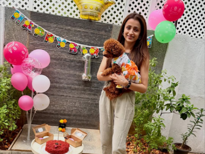 Trisha Krishnan celebrates as her furry friend Izzy turns 1 | Trisha Krishnan celebrates as her furry friend Izzy turns 1 Trisha Krishnan celebrates as her furry friend Izzy turns 1 | Trisha Krishnan celebrates as her furry friend Izzy turns 1