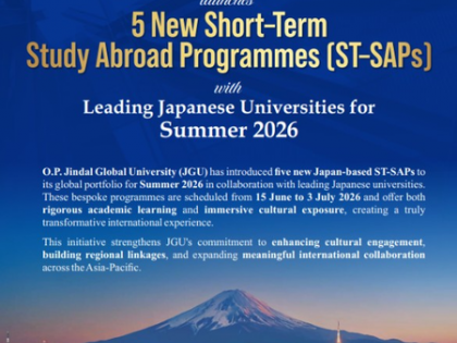 JGU expands India-Japan academic ties with five new study programmes | JGU expands India-Japan academic ties with five new study programmes JGU expands India-Japan academic ties with five new study programmes | JGU expands India-Japan academic ties with five new study programmes