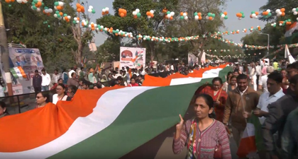 Unity March held in Ahmedabad to mark Sardar Patel’s 150th birth anniversary | Unity March held in Ahmedabad to mark Sardar Patel’s 150th birth anniversary Unity March held in Ahmedabad to mark Sardar Patel’s 150th birth anniversary | Unity March held in Ahmedabad to mark Sardar Patel’s 150th birth anniversary