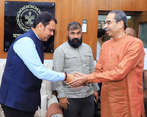 Fadnavis govt reinstates Uddhav as Bal Thackeray memorial trust chief amid Shinde Sena’s opposition | Fadnavis govt reinstates Uddhav as Bal Thackeray memorial trust chief amid Shinde Sena’s opposition Fadnavis govt reinstates Uddhav as Bal Thackeray memorial trust chief amid Shinde Sena’s opposition | Fadnavis govt reinstates Uddhav as Bal Thackeray memorial trust chief amid Shinde Sena’s opposition