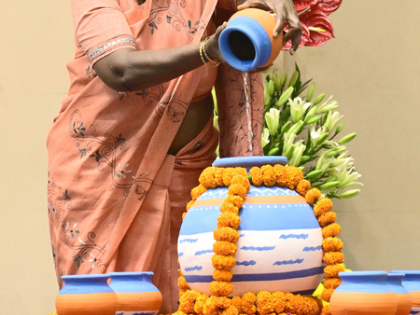 President Murmu emphasises effective use of water resources | President Murmu emphasises effective use of water resources President Murmu emphasises effective use of water resources | President Murmu emphasises effective use of water resources