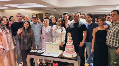 Salman Khan & family celebrate Salim–Salma Khan's 61st & Arpita–Aayush Sharma’s 11th wedding anniversaries | Salman Khan & family celebrate Salim–Salma Khan's 61st & Arpita–Aayush Sharma’s 11th wedding anniversaries Salman Khan & family celebrate Salim–Salma Khan's 61st & Arpita–Aayush Sharma’s 11th wedding anniversaries | Salman Khan & family celebrate Salim–Salma Khan's 61st & Arpita–Aayush Sharma’s 11th wedding anniversaries