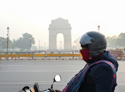 Delhi chokes under rising pollution as AQI nears 400 across NCR | Delhi chokes under rising pollution as AQI nears 400 across NCR Delhi chokes under rising pollution as AQI nears 400 across NCR | Delhi chokes under rising pollution as AQI nears 400 across NCR