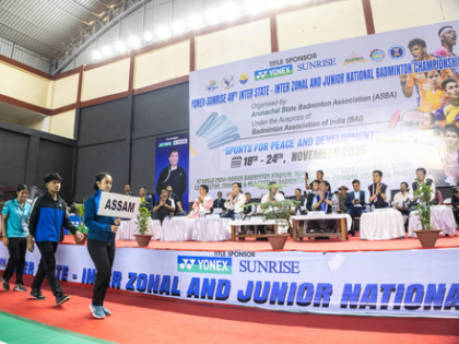 Arunachal CM inaugurates 48th Junior National Badminton Championship | Arunachal CM inaugurates 48th Junior National Badminton Championship