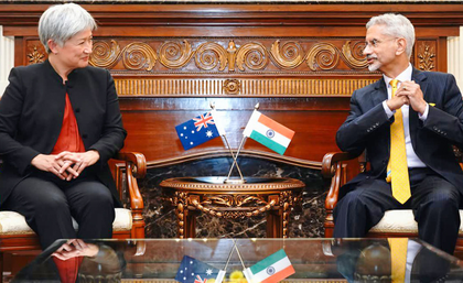 EAM Jaishankar, Australian counterpart Penny Wong discuss West Asia conflict | EAM Jaishankar, Australian counterpart Penny Wong discuss West Asia conflict EAM Jaishankar, Australian counterpart Penny Wong discuss West Asia conflict | EAM Jaishankar, Australian counterpart Penny Wong discuss West Asia conflict