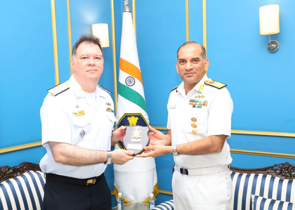 40-member Brazilian Navy delegation discusses maritime training cooperation with India | 40-member Brazilian Navy delegation discusses maritime training cooperation with India